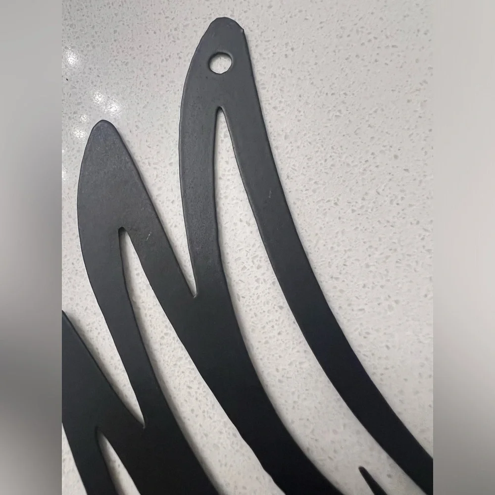 Metal Angel Wings Black Wall Hanging‎ Art Decoration